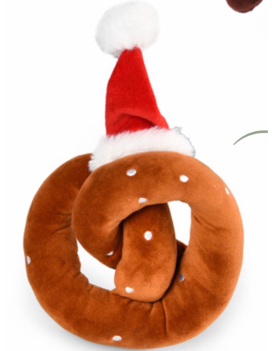Peluche Pretzel de Navidad